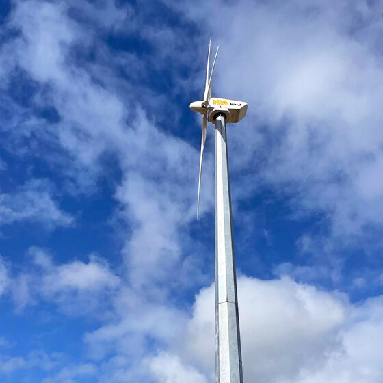 Wind turbine poles
