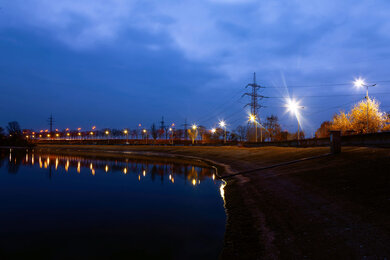 Освітлення Вишгородської набережної