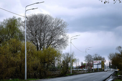 Street lighting in Kyiv region